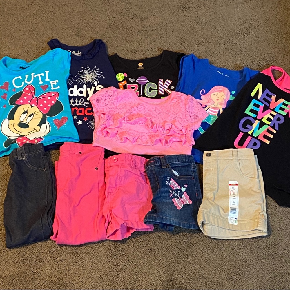 11 piece lot of clothes size 5t bundle